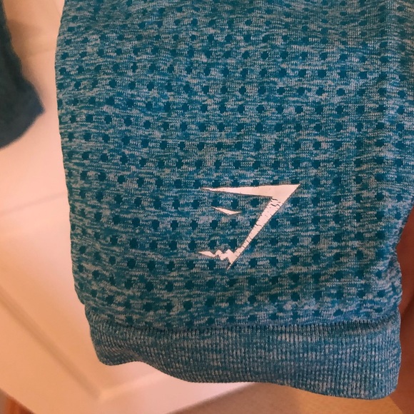 Gymshark vital seamless leggings in blue marl - Picture 6 of 6